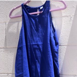 Royal blue tank top